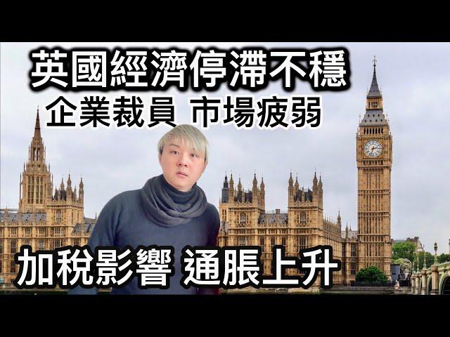 英國經濟停滯️企業裁員市場疲弱⁉️通脹上升！銀行利率維持不變｜分享倫敦朋友借貸壓力！英格蘭和威爾斯平均水費五年內將上漲36%