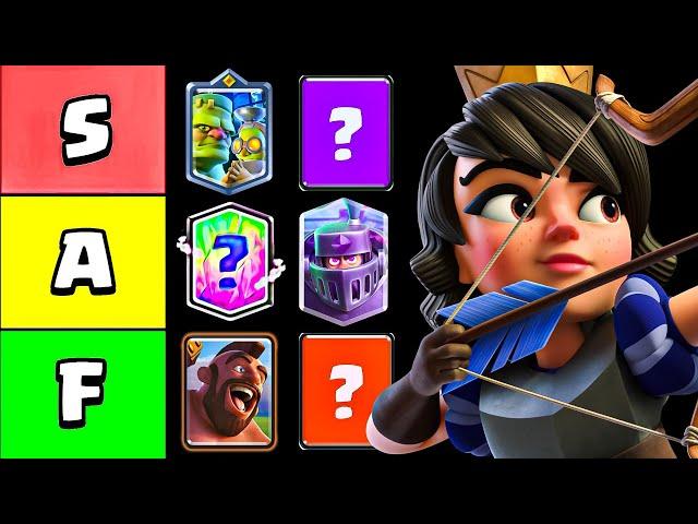 I Ranked *EVERY* Card in the Clash Royale Tier List!