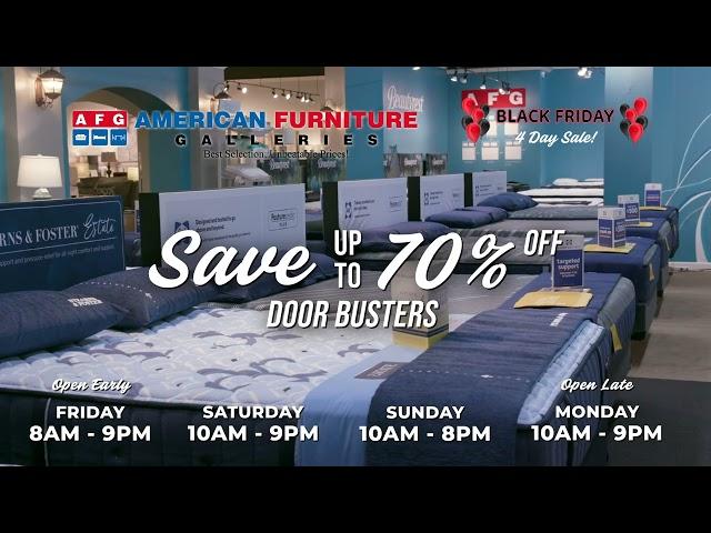 Black Friday 4 Day Sale is here! - American Furniture