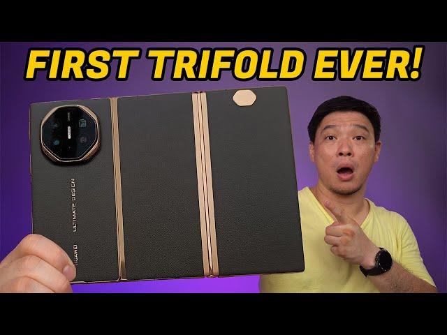 Huawei Mate XT Ultimate [ENGLISH SUB] - WORLDS' FIRST TRIFOLD PHONE!