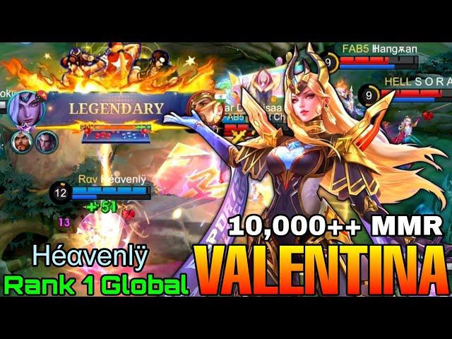 Legendary Valentina Deadly Midlaner Mage - Top 1 Global Valentina by Héαvenlÿ - Mobile Legends