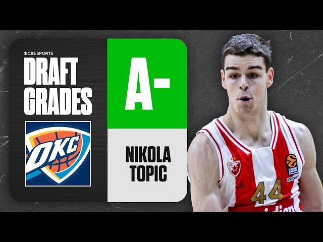 Nikola Topić Selected No. 12 Overall by Oklahoma City Thunder | 2024 NBA Draft Grades | CBS Sports