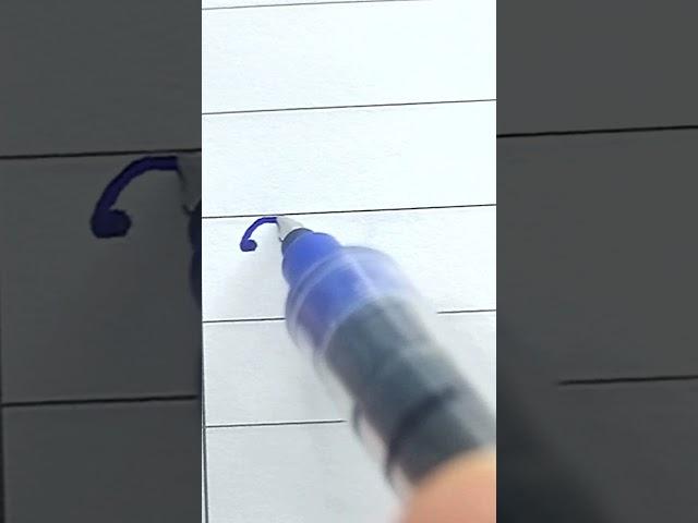 V - How to write capital letter #handwriting #NRcursivegraphy  #shorts
