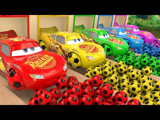 Color Balls & Sing a Song! | Wheels On the Bus, Ten in the Bed | Baby Nursery Rhymes & Kids Songs