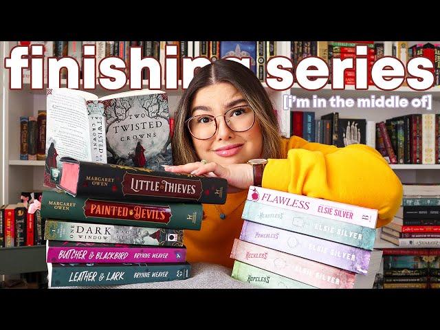 finishing EVERY series i'm in the middle of ‍️ (50+ book series)