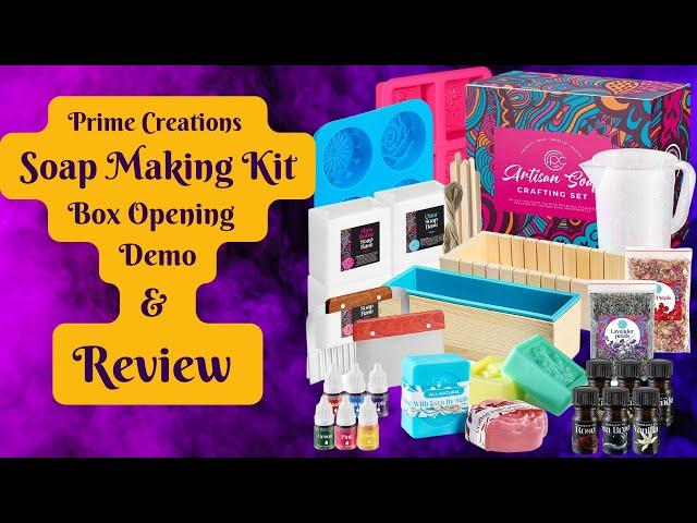 Prime Creations Artisan Soap Crafting Making Kit Box Opening, Review, Demo