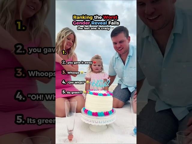 Ranking the Worst Gender Reveal Fails 
