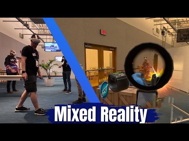 WENN DAS GROSSRAUMBÜRO ZUM SCHLACHTFELD WIRD! (Mixed Reality Multiplayer mit Meta Quest 3)