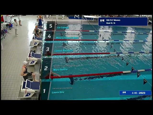 JJE 2023, 100m fly