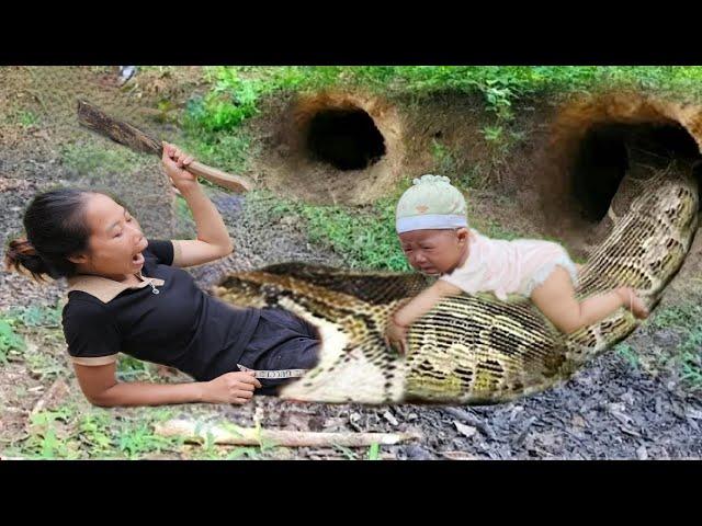 Single mother - growing bananas - picking bamboo shoots to sell - everyday life | Nhì Free life