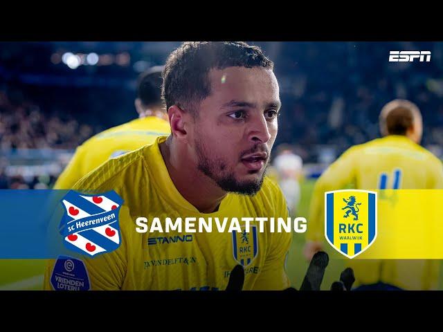  MOHAMED IHATTAREN doet het voor RKC in de EXTRA TIJD  | Samenvatting sc Heerenveen - RKC Waalwijk