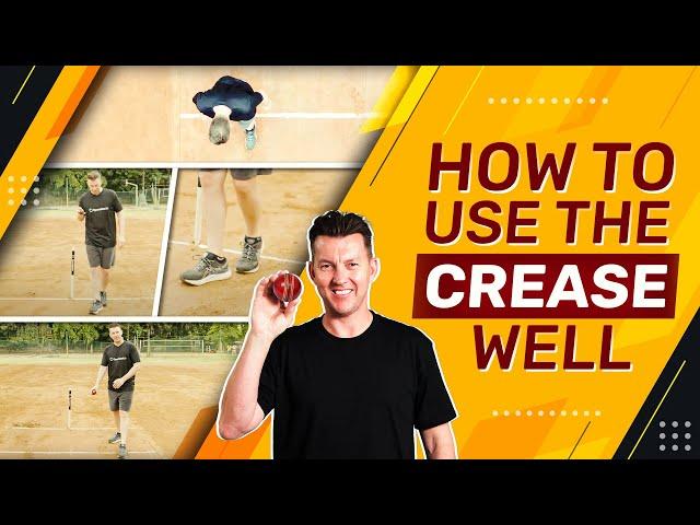 HOW TO USE THE CREASE WELL AS A FAST BOWLER I BRETT LEE TV I COACHING TIPS