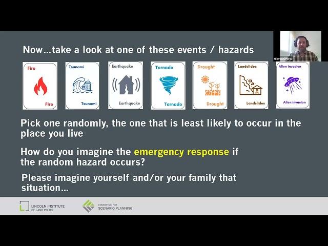 Exploratory Scenario Planning for Post-Disaster Planning in Chile Webinar