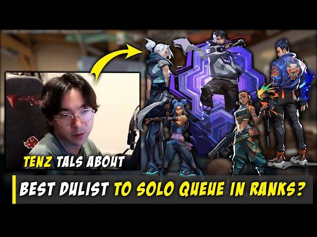 Tenz Discussed The Best Agent To Solo Queue In Valorant