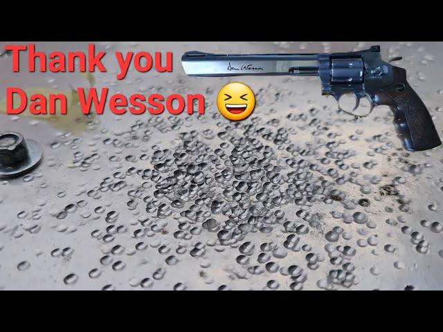 This is what 5000 steel BB's do against a metal plate 