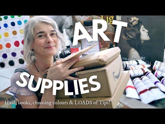 New Favourites, Art Haul, Books, ESSENTIAL colour mixing & What colours you NEED! LOADS of Art Tips!