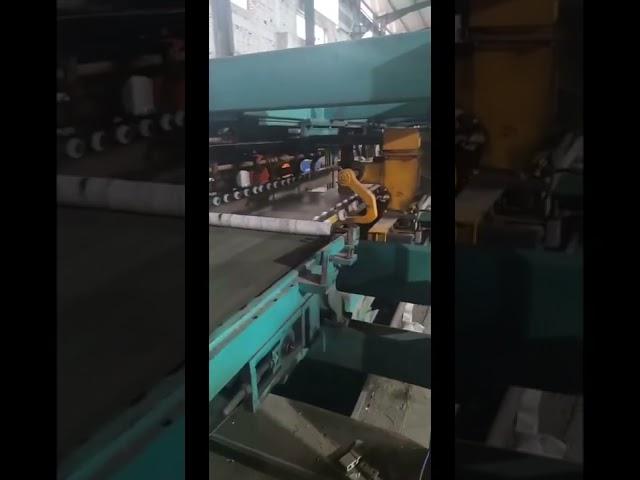 Roll and coil steel sheet metal cut to length machine line