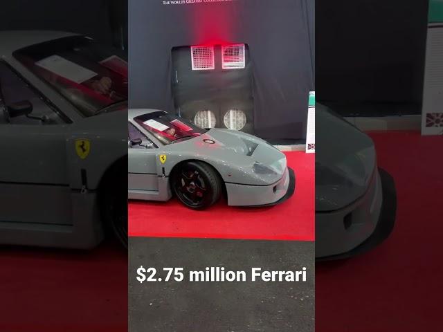 Hear the Nardo Gray Ferrari F40 that sold for $2.75 million