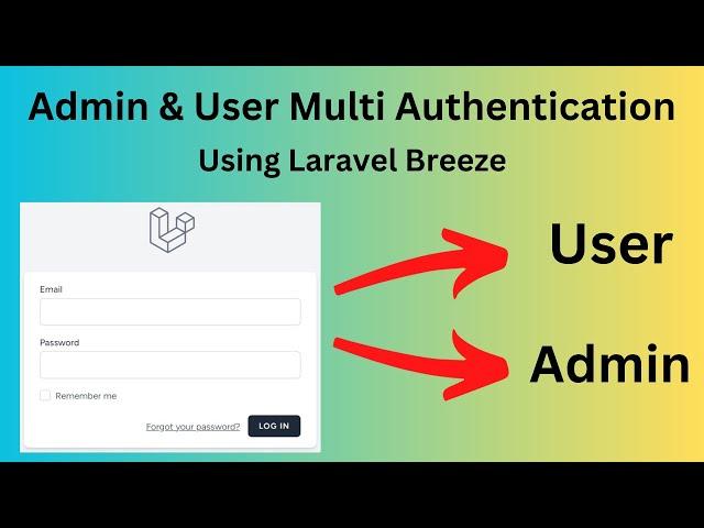 Admin & User Multi Login System using Laravel Breeze | Laravel Blog Project Tutorial