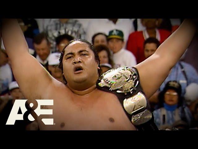 Yokozuna SKYROCKETS to WWE Superstardom | Biography: WWE Legends | A&E