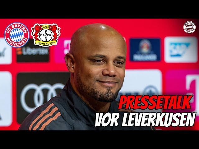 Pressetalk mit Vincent Kompany vor FC Bayern - Bayer Leverkusen | DFB-Pokal