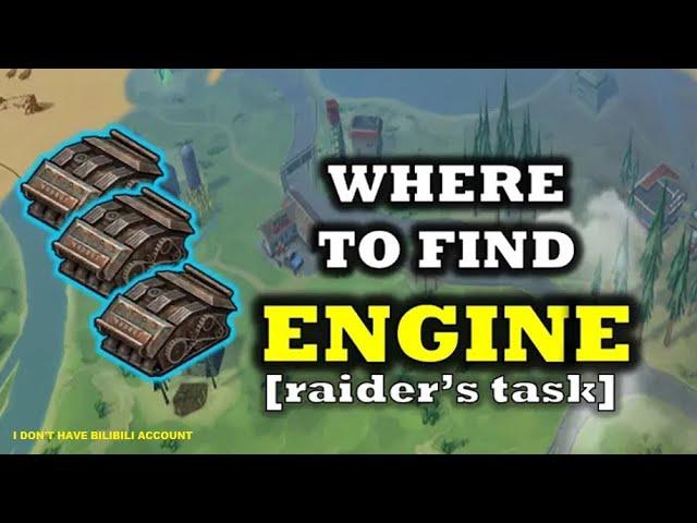 "ENGINE" |  WHERE TO FIND ENGINE (raider's task) - LAST DAY ON EARTH: Survival