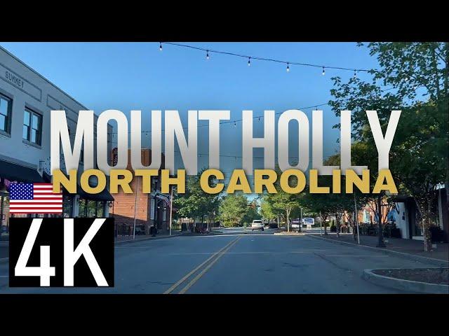 Road Tour Drive of Mount Holly, North Carolina in 4K - NC-27 - Mt. Holly Rd. - Mount Holly Tour