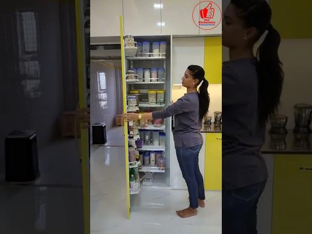 Modular Kitchen। Pantry/Tall Unit। Furniture। Kitchen in budget #modularkitchen #furniture #shorts