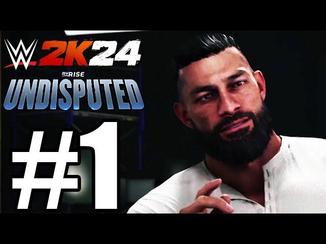 WWE 2K24 MyRise: Undisputed Gameplay Walkthrough Part 1 - WWE Champion