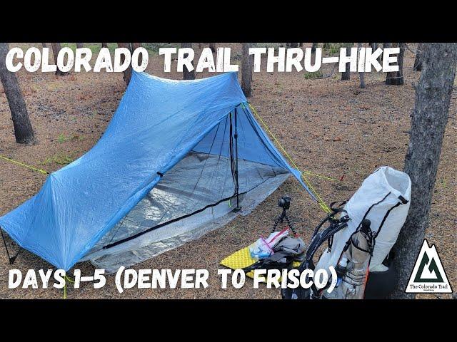 Colorado Trail Thru Hike 2023: Days 1-5 (Denver to Frisco)