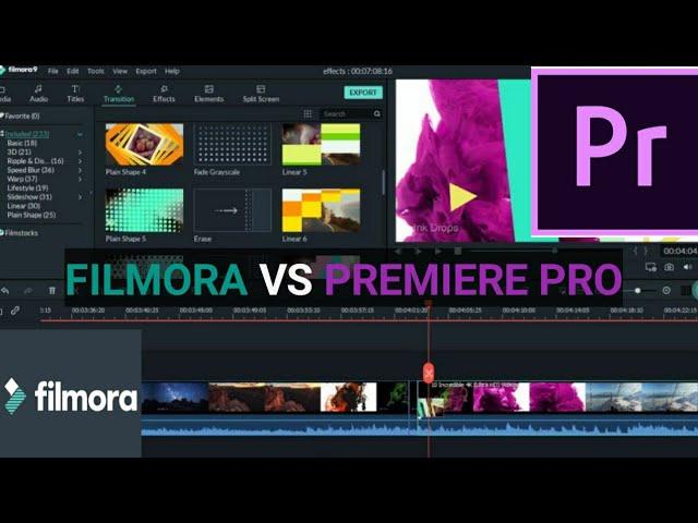 Filmora vs Premiere Pro