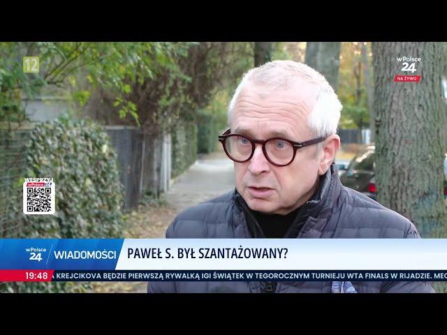 Paweł Sz. był szantażowany?