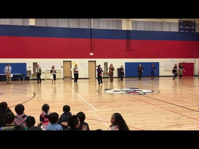 30+ years old teacher BREAKDANCE?!?  SURPRISE staff flash mob dance NOBLE HMONG NEW YEAR 2018-2019