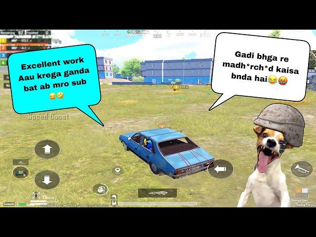 NEXT LEVEL IRRITATING & HEAVY DRIVING || TROLLING  RANDOM TEAMMATES|| BGMI FUNNY & WTF MOMENTS