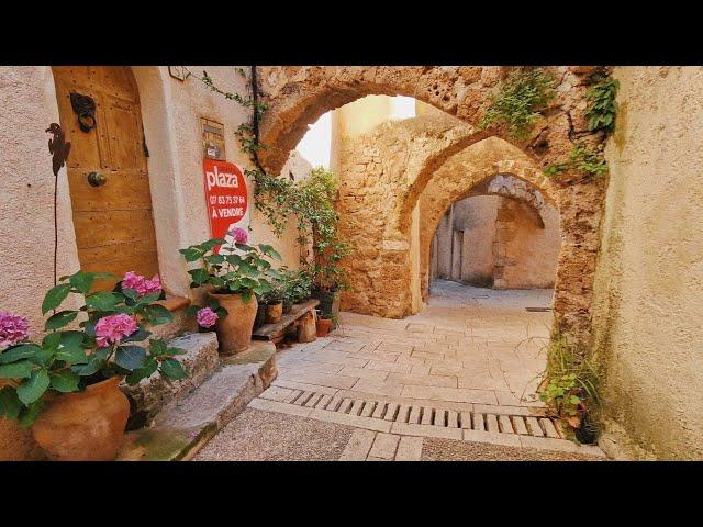 4K/ VILLECROZE an old beautiful French village in the south of France