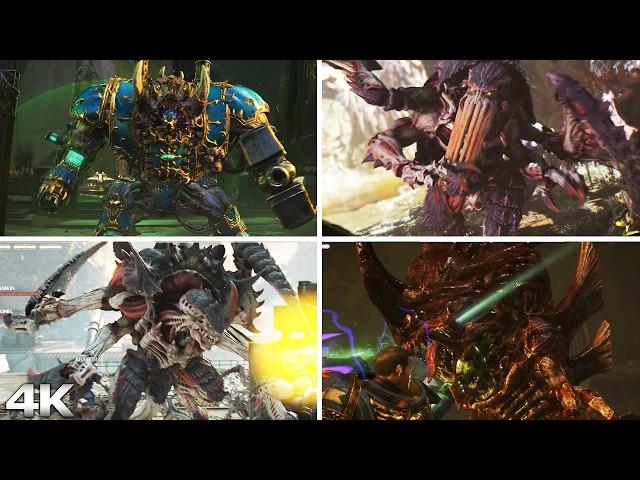 WARHAMMER 40K: SPACE MARINE 2 All Boss Fights + Ending 4K 60FPS Ultra HD