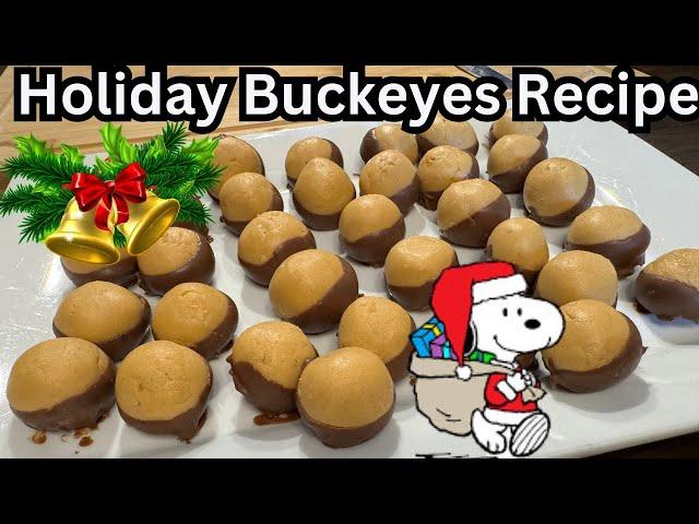 Festive Holiday Buckeyes Recipe