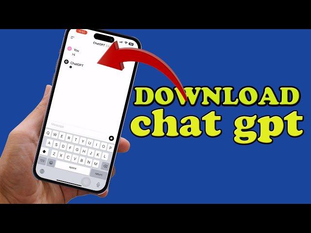 How to download chat gpt app on iphone