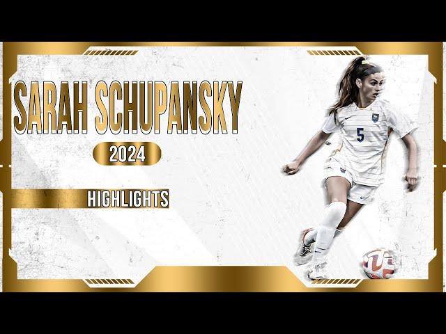 SARAH SCHUPANSKY - FORWARD - ATTACKING MF - PITTSBURGH PANTHERS - USA - 2024