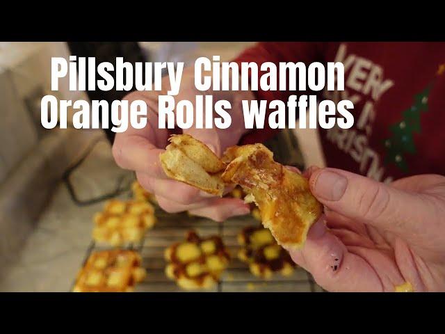 Pillsbury Cinnamon Orange Rolls Waffles