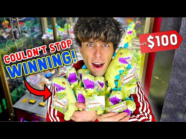 I Found A Claw Machine Where You Almost Can't Lose! (HUGE PROFIT)