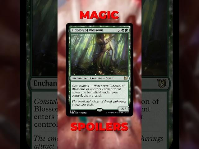 Magic Spoilers! Wilds of Eldraine Commander | Eidolon of Blossoms