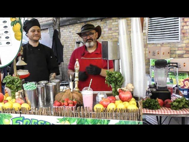 Best Lemonade and Fruit Drink Stall in Brick Lane. London Street Food