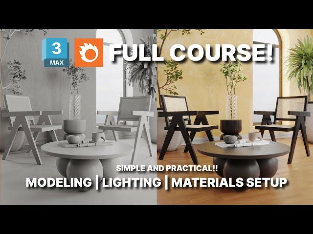 Interior Modeling and Rendering Tutorial [From Zero] | 3ds Max Corona renderer tutorial