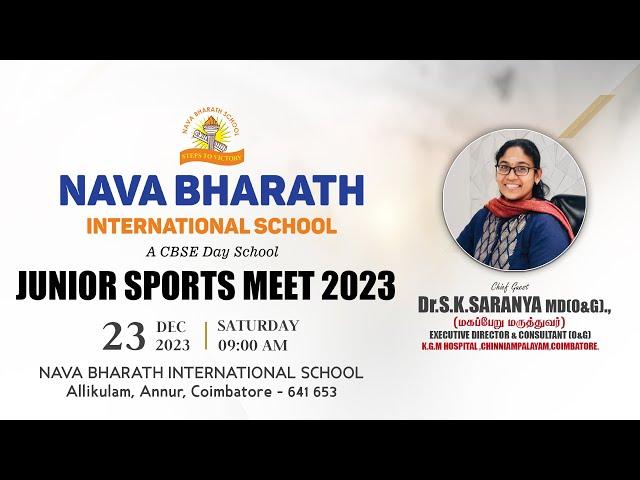 Junior Sports Meet| Nava Bharath International school