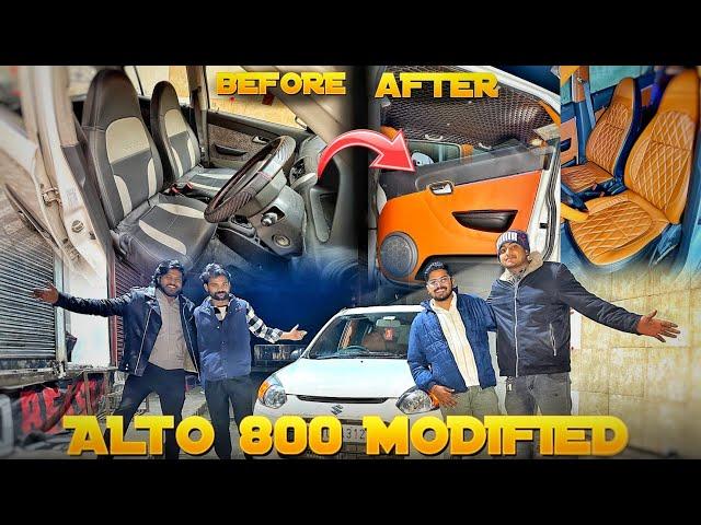 ALTO 800 INTERIOR MODIFIED!!  | Alto 800 Modified | Alto 800 Seat Covers & Interior |