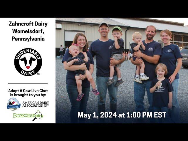 Zahncroft Dairy - Adopt A Cow Live Chat 2024