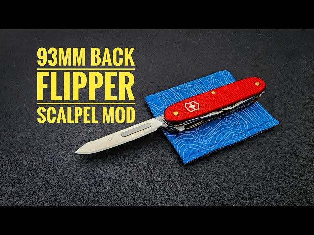 Is this my favorite SAK MOD??  The BACK FLIPPER SCALPEL mod!  | 4K