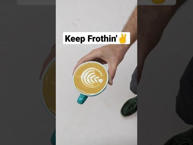 How to Pour the Perfect Tulip Latte Art #shorts #latteart #tutorial