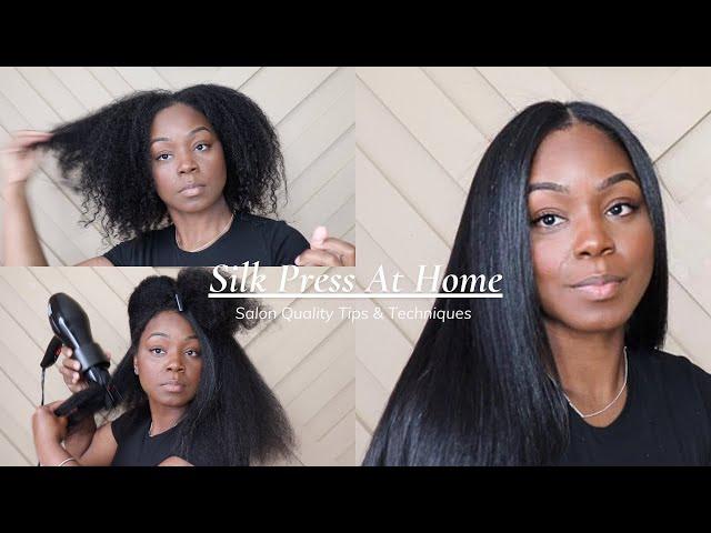 The BEST SILK PRESS On Type 4 Hair | Detailed Salon Quality Tips & Techniques | STRAIGHT NATURAL